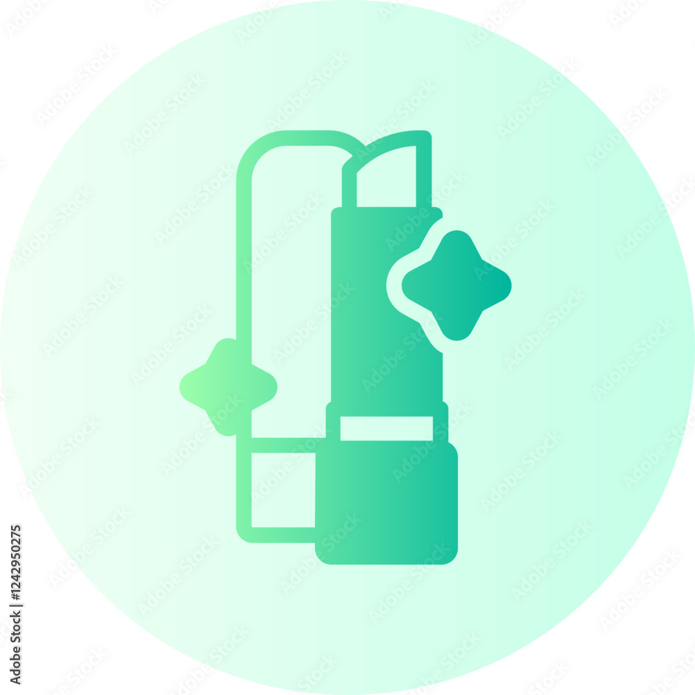 lip balm gradient icon lip balm gradient icon