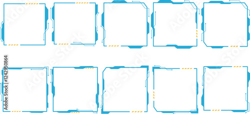Square Futuristic Frame