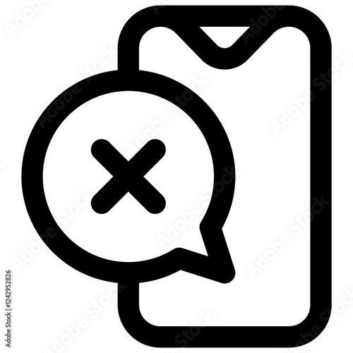 Smashing. Editable stroke vector icon.