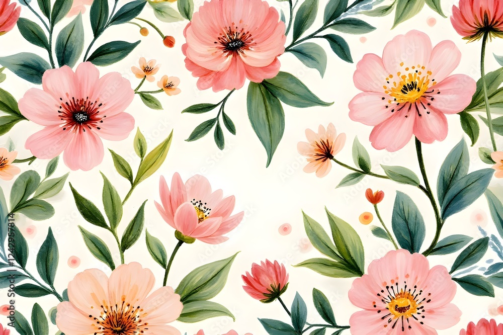 seamless floral pattern seamless floral pattern