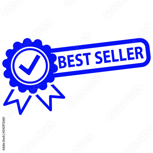 best seller stamp icon vector design templates