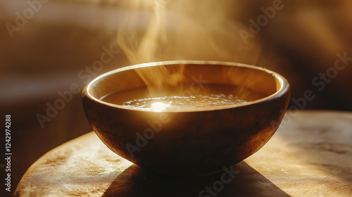 Fotografie A bowl of gruel pictures