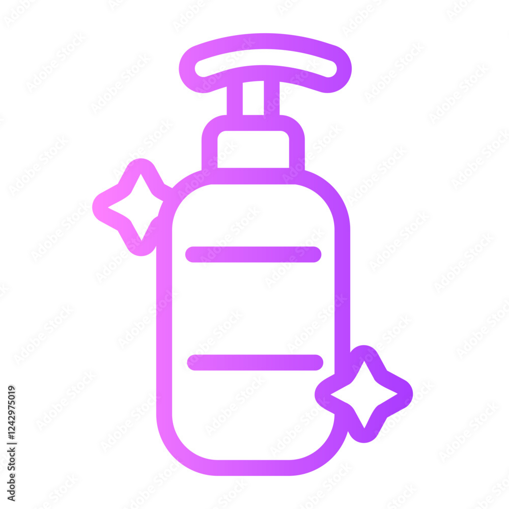 Body Cream gradient icon Body Cream gradient icon
