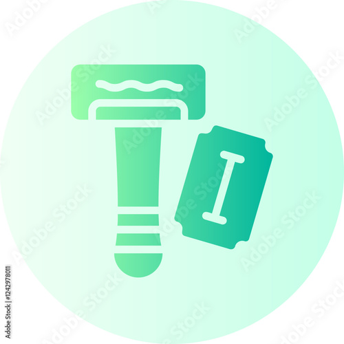 Razor  gradient icon