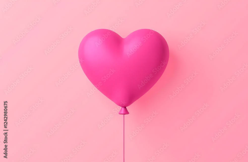 Valentine's Day Card with Heart Patterns pink background. AI Generative Valentine's Day Card with Heart Patterns pink background. AI Generative