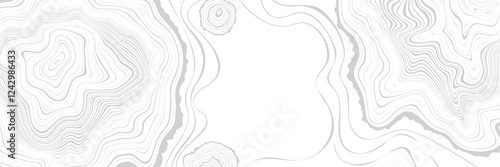 Wood texture frame, wood plank, gray lines on white background, vector design