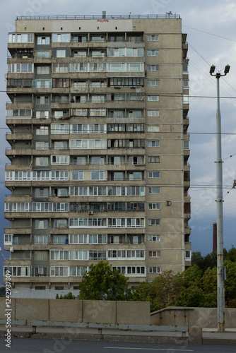 Soviet panel houses, brutalist architecture
