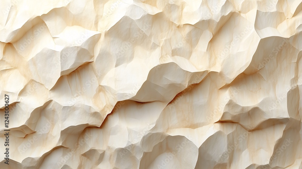 Obraz premium Abstract Crumpled Paper Texture