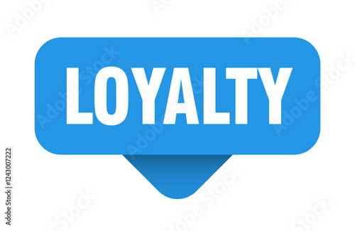 loyalty sticker. loyalty sign on transparent background