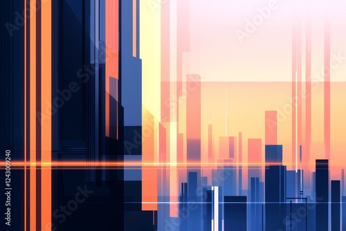 In a close-up, an ethereal background of pastel neon blue, purple, lavender, and mint is displayed over holographic metallic foil. The design is abstract, modern, and blurred, with a surreal