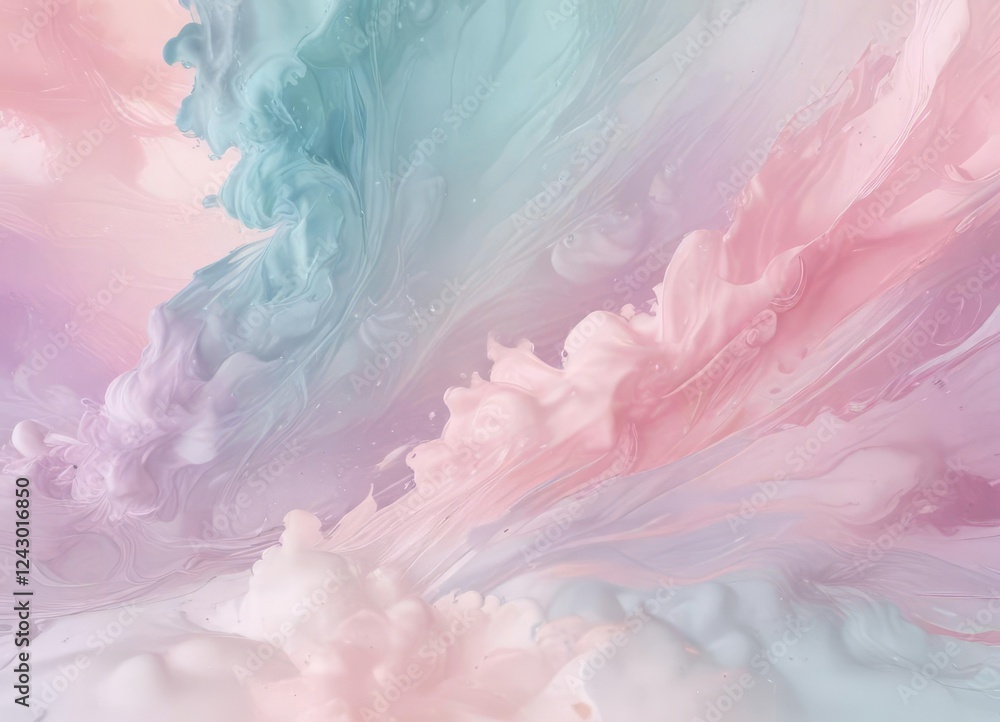 soft pastel hues blend together in a serene abstract liquid ink painting background, subtle shimmer, pastel colors soft pastel hues blend together in a serene abstract liquid ink painting background, subtle shimmer, pastel colors