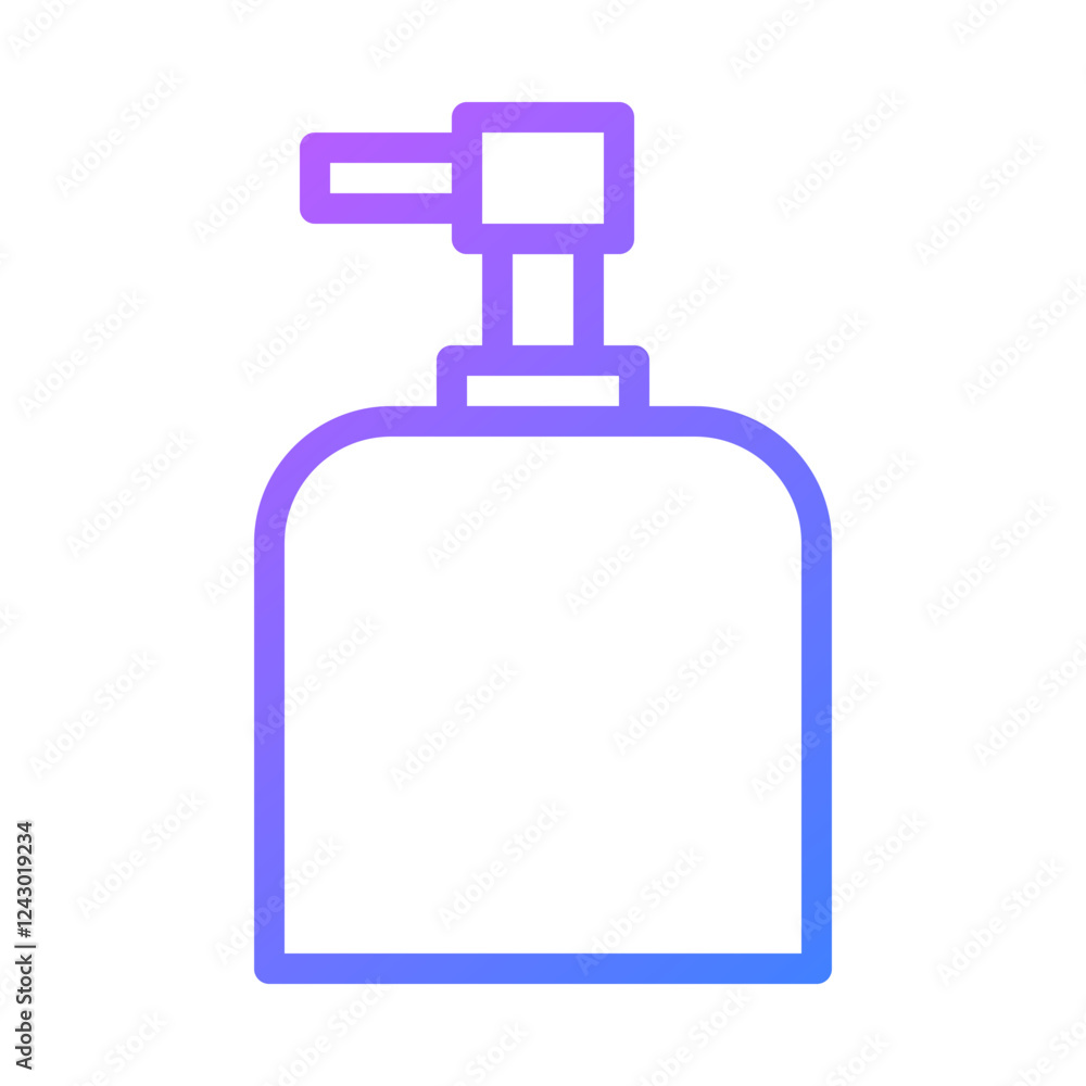 Gradient Soap Dispenser Icon Illustration Gradient Soap Dispenser Icon Illustration