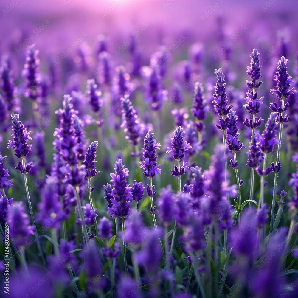 Obraz premium Lavender Fields in Bloom