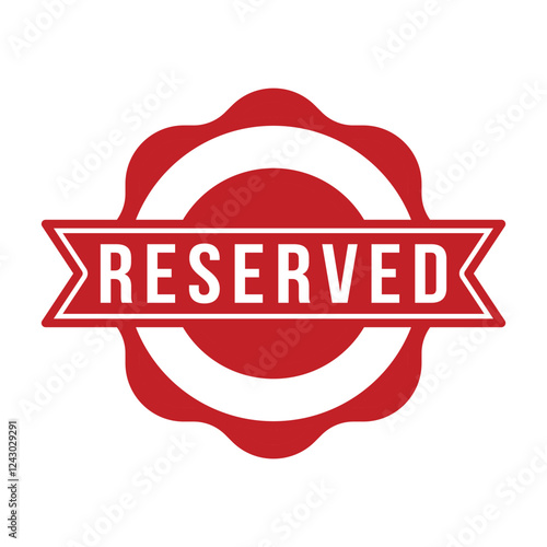 reserved rubber stamp ribbon vector icon sticker label minimalist design for digital and print projects
 Graphic Design Icons Making a Huge Impact on Visual Aesthetics