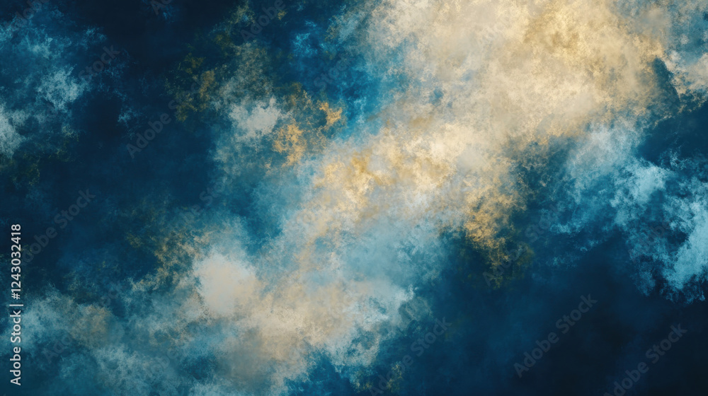 A surreal, painterly sky alive with movement, where thick A surreal, painterly sky alive with movement, where thick