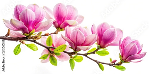 Delicate Magnolia Branch in Bloom