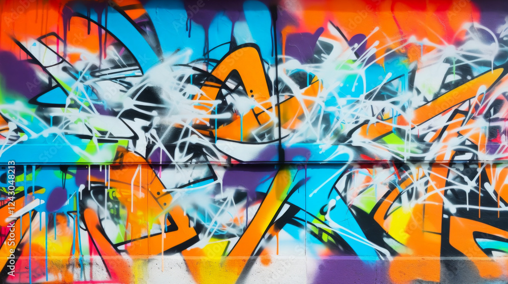 Obraz premium Cool graffiti on the wall