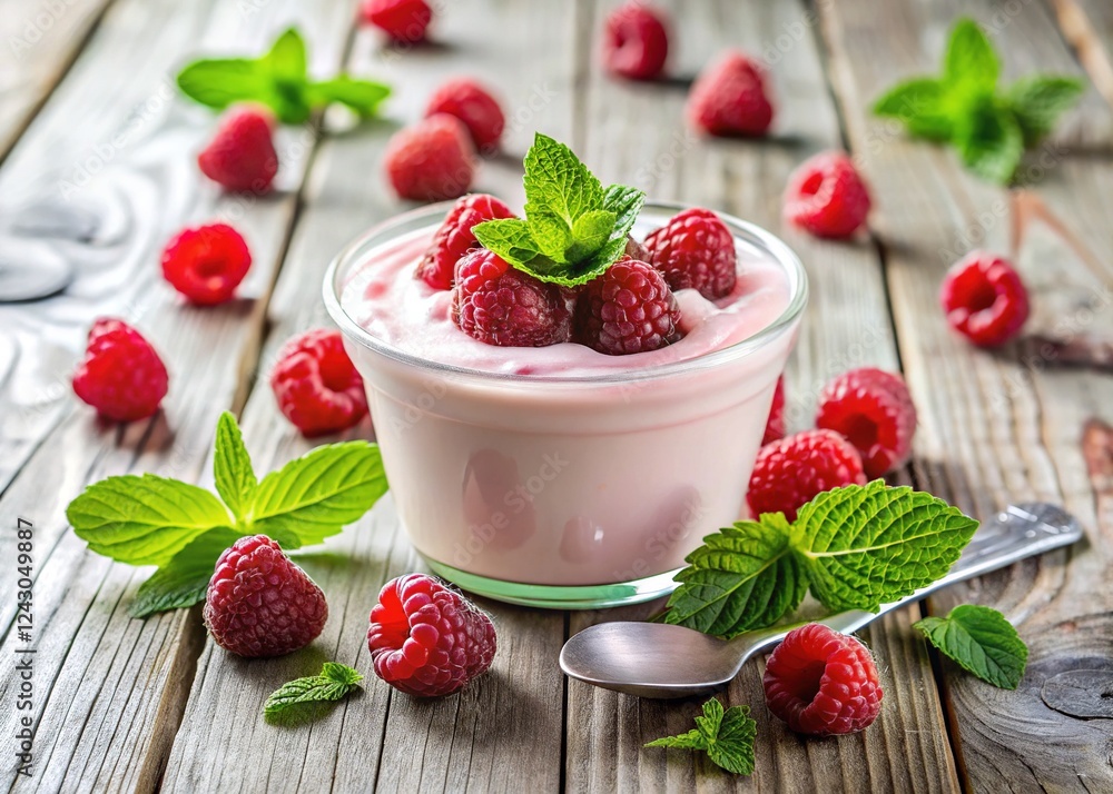 Rustic Raspberry Yogurt Delight Rustic Raspberry Yogurt Delight