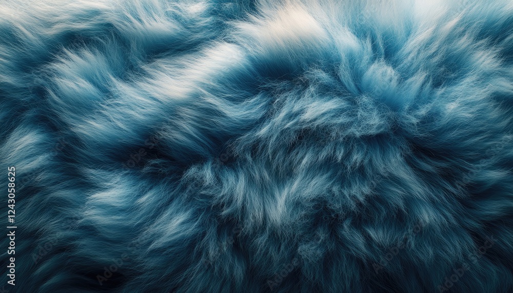 Abstract Teal Fur Texture Background Image Abstract Teal Fur Texture Background Image