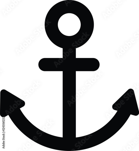 Anchor icon - Outline style