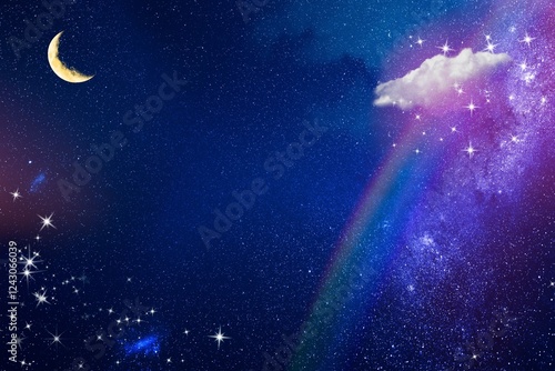 Photography Aesthetic moon background, astronomic design