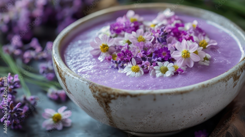 Lavender Flower Soup: A Delicate Purple Delight Lavender Flower Soup: A Delicate Purple Delight