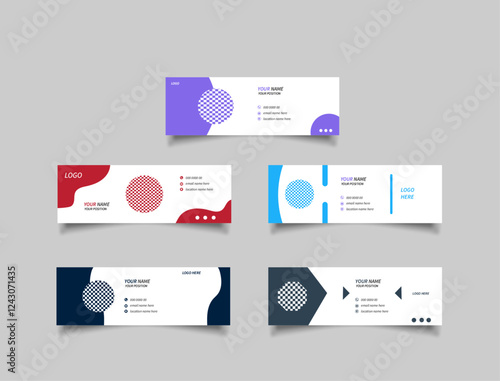 Corporate Email Signature template design,Modern and minimalist email signature or email footer template,Email Signature Layout,Creative professional Corporate Email Signature Design template, persona