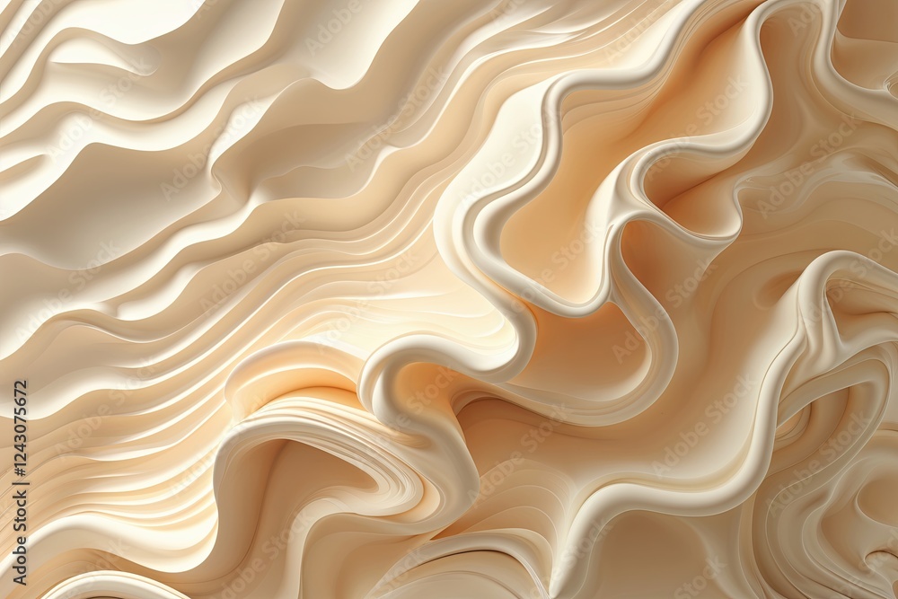 Soft Cream Gradient Texture Background with Elegant Transitions Soft Cream Gradient Texture Background with Elegant Transitions