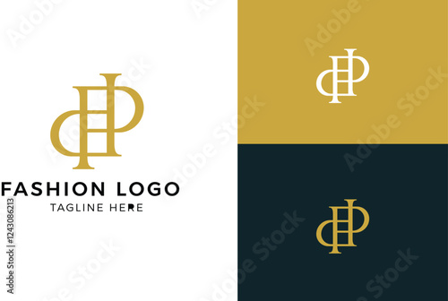 P Monogram Logo Design With Elegant Look
