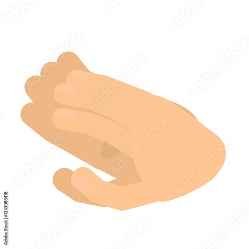 Applause. Clapping your hands, vector illustration. 