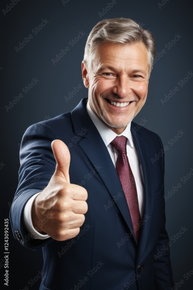 smiling man in a suit giving a thumbs up smiling man in a suit giving a thumbs up