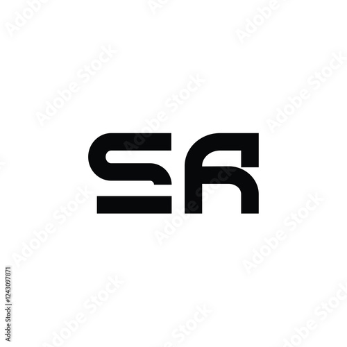Free Download SA monogram logo design letter text name symbol monochrome logotype alphabet character simple logo - GFXLoad