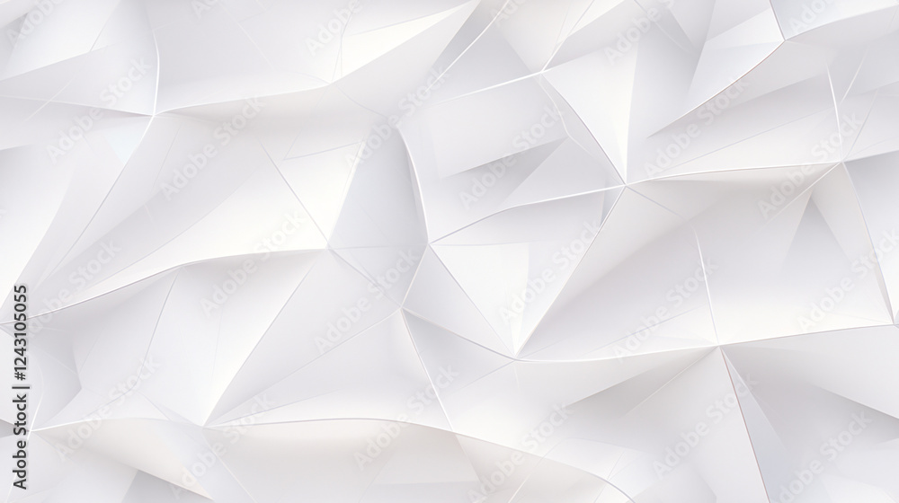 Obraz premium The lines form diamonds and abstract iridescent patterns on a white premium background for a tech-inspired backdrop.