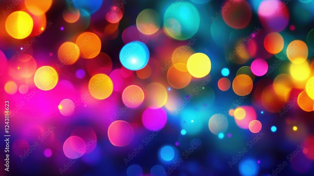 Captivating bokeh effects created by colorful lights. Captivating bokeh effects created by colorful lights.