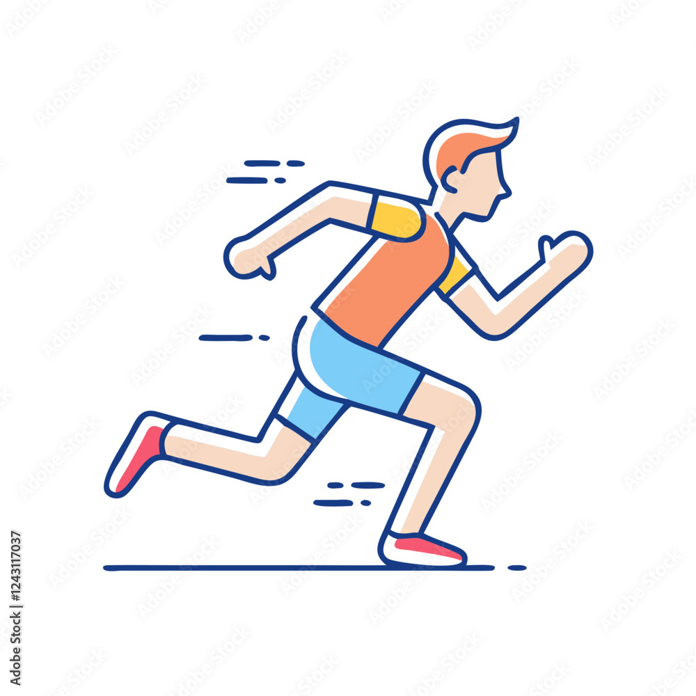 sprinter icon, sprinter vector illustration-simple illustration of sprinter, perfect for sprinter logos and icons sprinter icon, sprinter vector illustration-simple illustration of sprinter, perfect for sprinter logos and icons