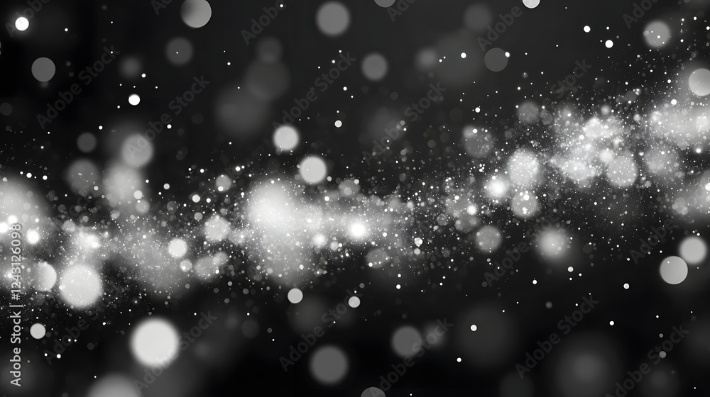 Breathtaking image of a snowy winter night sky filled with twinkling stars the Milky Way galaxy and other captivating celestial phenomena creating a magical and serene atmosphere Breathtaking image of a snowy winter night sky filled with twinkling stars the Milky Way galaxy and other captivating celestial phenomena creating a magical and serene atmosphere