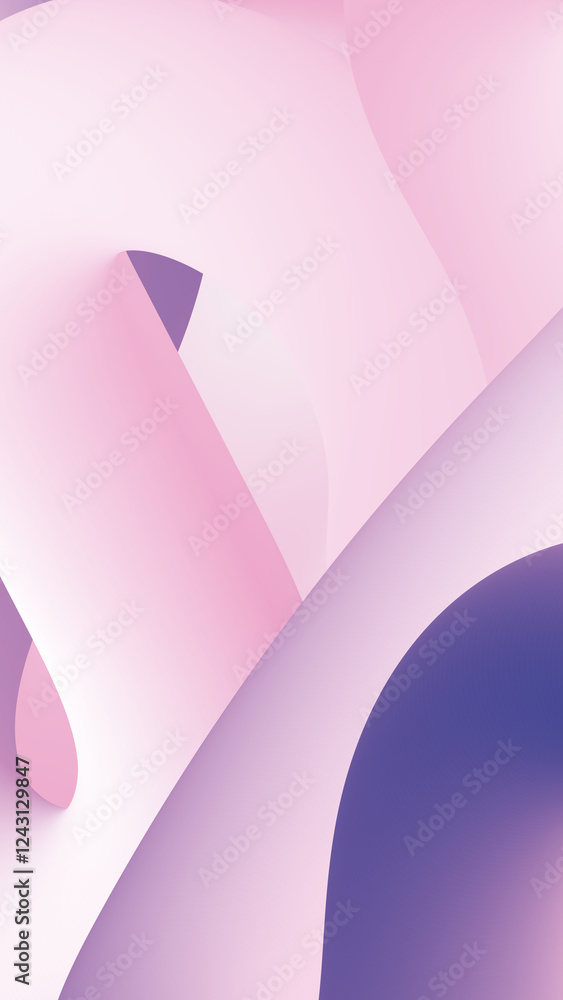 Abstract 3D gradient pink blue mobile wallpaper Abstract 3D gradient pink blue mobile wallpaper