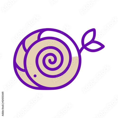 Symbolizing self-discovery and spiritual growth through a spiral shell design