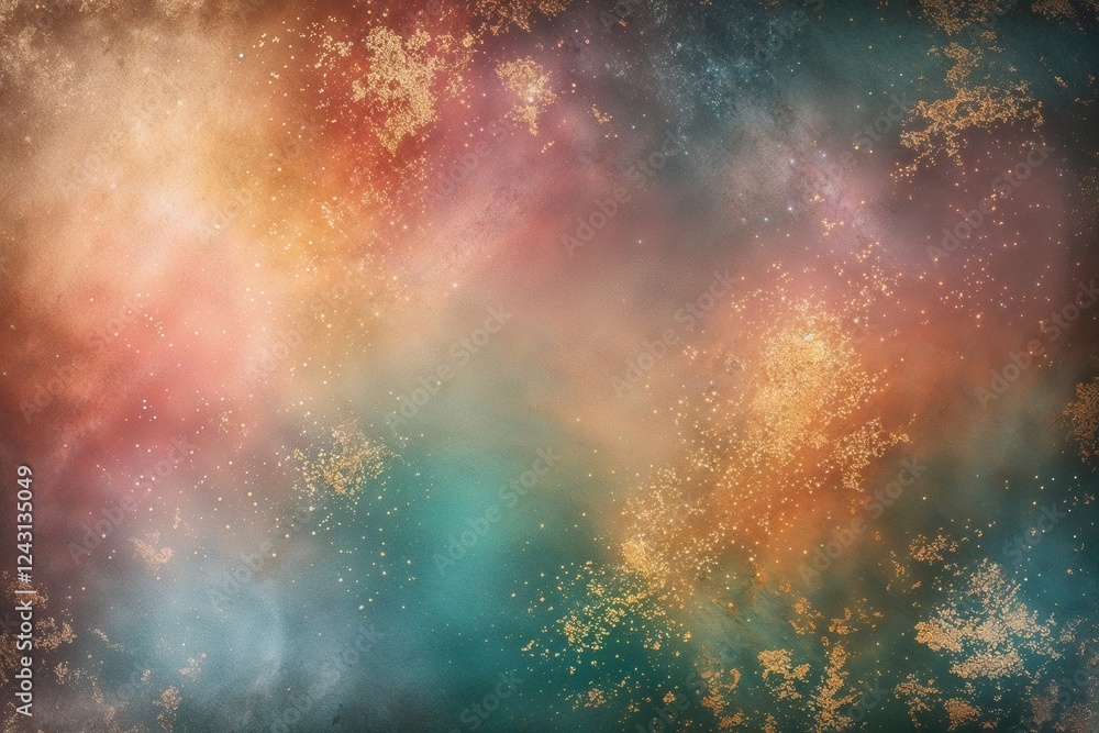 Fototapeta premium Stunning Vintage Gradient Overlay with Elegant Shimmer Effects