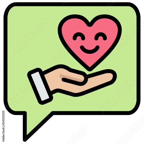 Courtesy Outline Color Icon