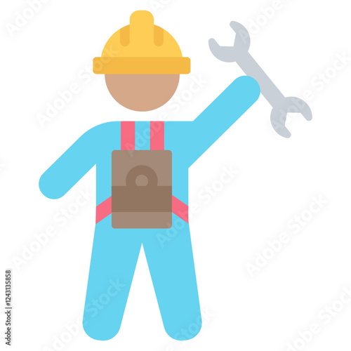 Technician Flat Icon