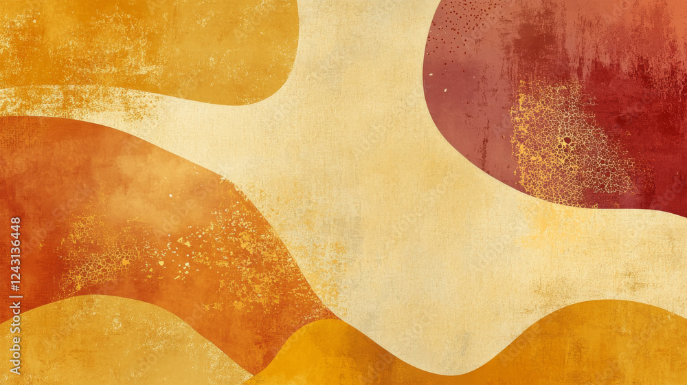 Autumn abstract background with stains dashes shapes Autumn abstract background with stains dashes shapes