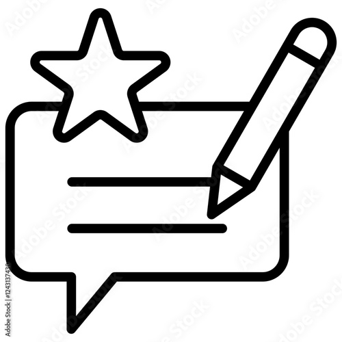 Feedback Outline Icon