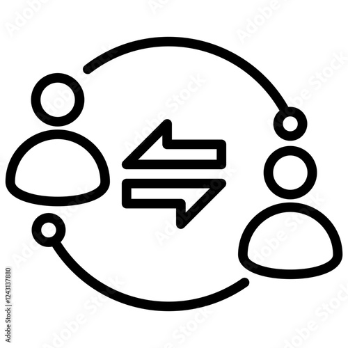 Interaction Outline Icon
