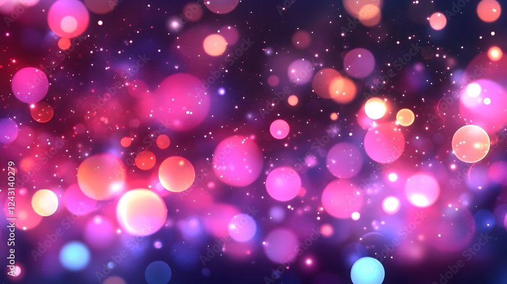 Mesmerizing of glittering sparkles radiant hues and vibrant luminescence creating a dreamlike and captivating atmosphere Abstract bokeh background with a festive elegant and whimsical atmosphere Mesmerizing of glittering sparkles radiant hues and vibrant luminescence creating a dreamlike and captivating atmosphere Abstract bokeh background with a festive elegant and whimsical atmosphere