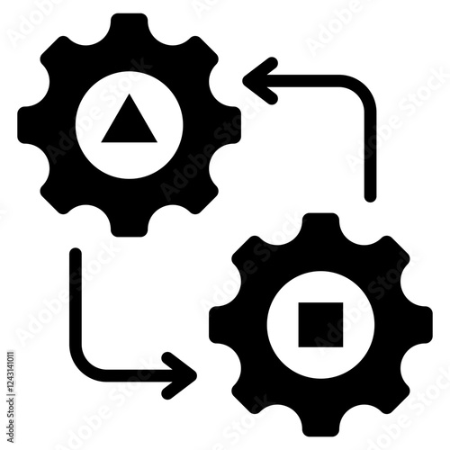 Behavior Modification Glyph Icon