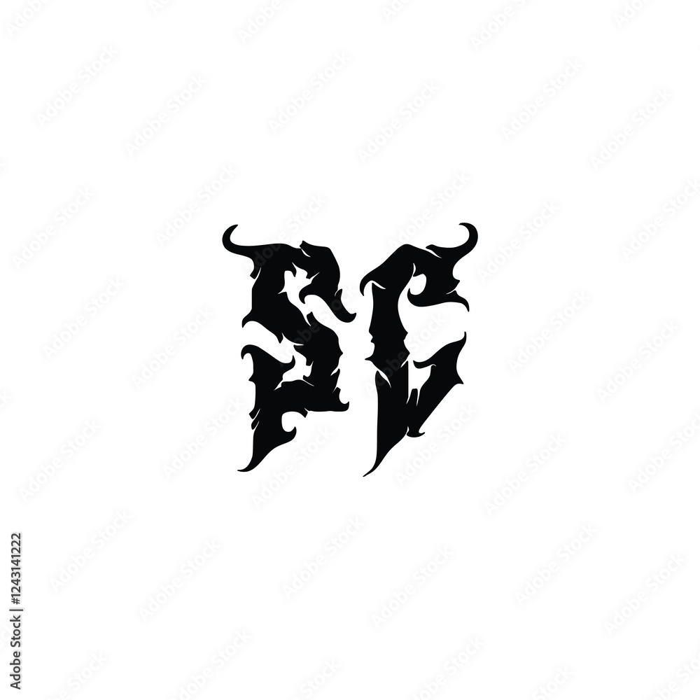 SC monogram logo design letter text name symbol monochrome logotype alphabet character simple logo SC monogram logo design letter text name symbol monochrome logotype alphabet character simple logo
