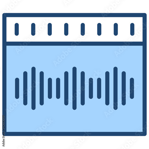 Frequency Blue Icon