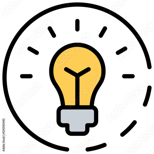 Stimulus Outline Color Icon