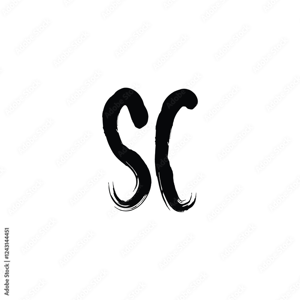 SC monogram logo design letter text name symbol monochrome logotype alphabet character simple logo SC monogram logo design letter text name symbol monochrome logotype alphabet character simple logo